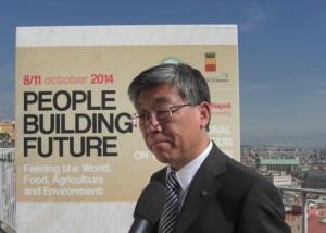 “Necesitamos un cambio transformador de nuestras políticas alimentarias y agrícolas para tener sostenibilidad”: Ren Wang, del Departamento de Agricultura y Protección del Consumidor de la FAO. Crédito: A. D. McKenzie/IPS