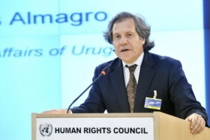 Luis Almagro, ministro de Relaciones Exteriores de Uruguay, en la 16ª sesión del Consejo de Derechos Humanos, en Ginebra, Suiza. Crédito: FOTO de la ONU/Jean-Marc Ferré