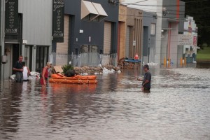 Las inundaciones en Brisbane, Australia, fueron declaradas un desastre natural en enero de 2011. Crédito: Bigstock