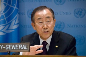 Secretario general de la ONU, Ban Ki-moon. Crédito: Bomoon Lee/IPS