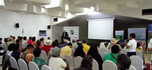 Sesión del XI Congreso Latinoamericano de Redes de Reservas Privadas, celebrado en el área natural de Punta Leona, en la costa central del océano Pacífico, en Costa Rica, entre el 9 y el 13 de noviembre. Crédito: Fabíola Ortiz/IPS