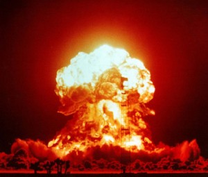 El hongo de una explosión nuclear. Crédito: CTBTO