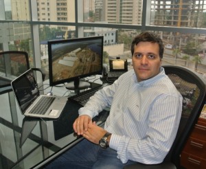 Diego Puente, gerente general del Complejo Agroindustrial Angostura SA (Caiasa), en sus oficinas de Asunción, la capital de Paraguay, a 45 kilómetros de las instalaciones de la planta procesadora de soja, en Angostura, en el parque industrial del municipio de Villeta, a orillas del río Paraguay. Crédito: Cortesía de CAIASA