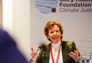 Mary Robinson, presidenta de la Fundación Mary Robinson-Justicia Climática.