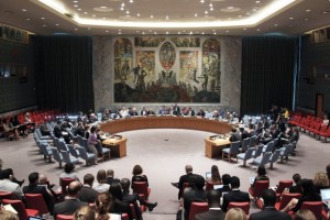 El Consejo de Seguridad de la ONU debate en 2013 sobre la protección de periodistas en conflictos armados. Crédito: UN Photo/JC McIlwaine.