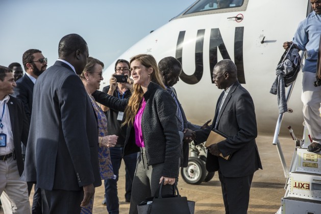 Una delegación del Consejo de Seguridad de la ONU visitó Sudán de Sur a principios de septiembre de 2016. Crédito: Isaac Billy/UN Photo.