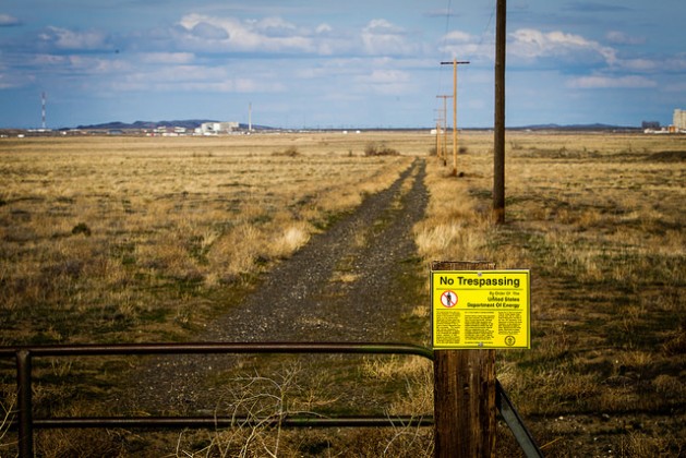 En el perímetro de la reserva nuclear de Hanford, en el estado de Washington, en Estados Unidos. Crédito: Jason E. Kaplan/IPS.
