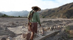 En la mayor parte de los Andes, se estima que la erosión del suelo es uno de los principales factores que limitan la producción agrícola. Crédito: Juan I. Cortés/©IFAD