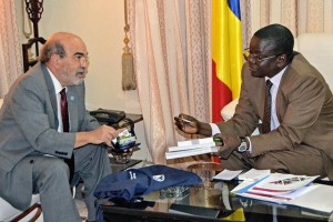 El director general de la FAO, José Graziano da Silva reunido con el primer ministro de Chad, Albert Pahimi Padake. Crédito: FAO