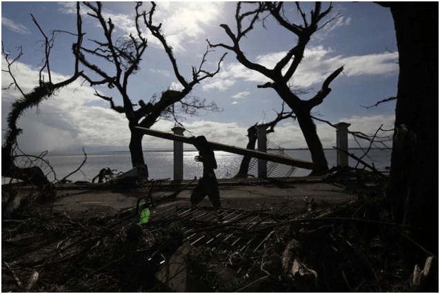 Estremecedores efectos del súper tifón Yolanda en Leyte, en Filipinas. Crédito: Bernard Testa/INTERAKSYON.