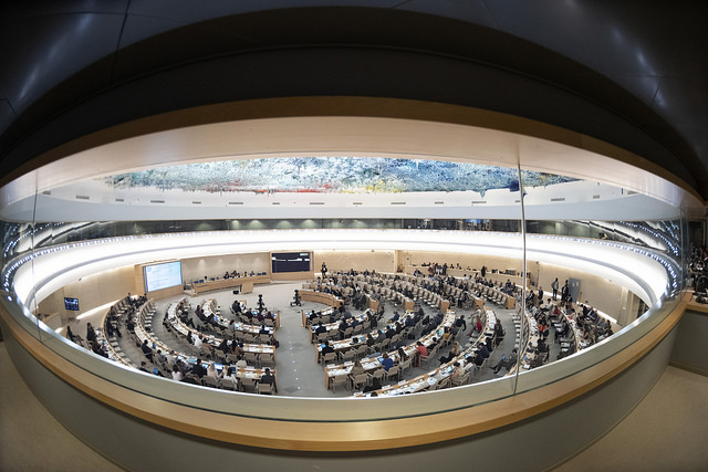 Vista general de la 38 sesión del Consejo de Derechos Humanos de la ONU, el 22 de junio de 2018. Crédito: Jean-Marc Ferré/UN Photo.