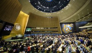La Asamblea General de la ONU, el máximo órgano de decisión y con la potestad de erradicar el abuso sexual en el foro mundial. Crédito: Manuel Elias/UN photo.