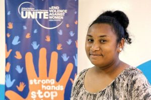 Joanna Oala. Crédito: Mariyam Nawaz/ONU Mujeres