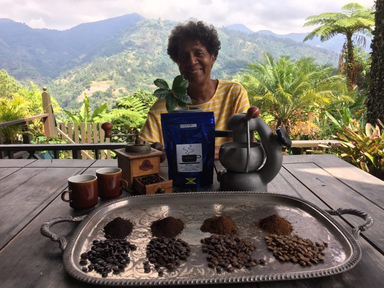 Dorianne Rowan-Campbell is an organic coffee farmer in Jamaica. Taking over her father’s farm in 1992 and turning it into an organic one was a huge risk at the time. However, she sustainably grows 1,800 coffee trees and harnesses nature to deal with pests, rather than using pesticides. Courtesy: Dorienne Rowan-Campbell