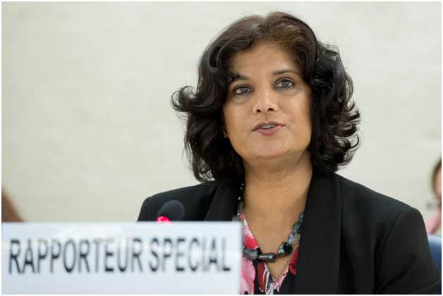 Urmila Bhoola, relatora especial de la ONU sobre formas contemporáneas de esclavitud. Crédito: Cortesía.
