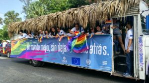 Activistas dominicanos del colectivo LGBTI. Crédito: PNUD República Dominicana