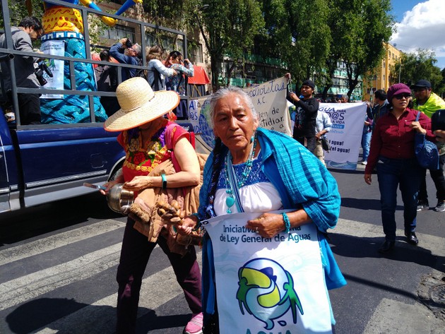 Amalia Salas Casas tiene 30 años de defender el agua y el maíz en Xochimilco, en el sureste de Ciudad de México, de donde es originaria. "Yo me cuido y me quiero, cuando la gente se quiera va a cuidar los recursos naturales", afirma. Crédito: Arturo Contreras/Pie de Página