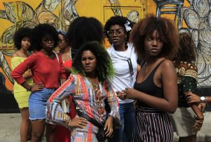 Un grupo de mujeres afrocubanas, congregadas durante una de las actividades de este año en Cuba con motivo del Día Internacional de la Mujer, el 8 de marzo. Foto: Jorge Luis Baños/IPS