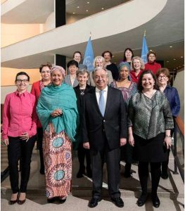 Naciones Unidas ha logrado la paridad de género en los máximos niveles de la organización, 90 y 90, y ahora busca la paridad en todos los niveles de la ONU en los próximos años