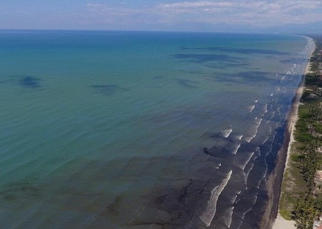 Golfo Triste, primer lugar impactado por el derrame. Foto: Morrocoy Online