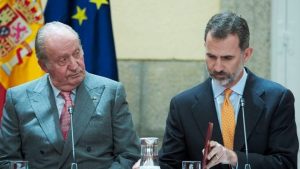El rey emérito Juan Carlos y el rey Felipe. Foto: Palacio de la Zarzuela