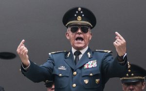 El que fuera poderoso secretario de Defensa de México, el general Salvador Cienfuegos, ahora detenido en Estados Unidos por cargos de narcotráfico. Foto: Diego Simón Sánchez / Cuartoscuro