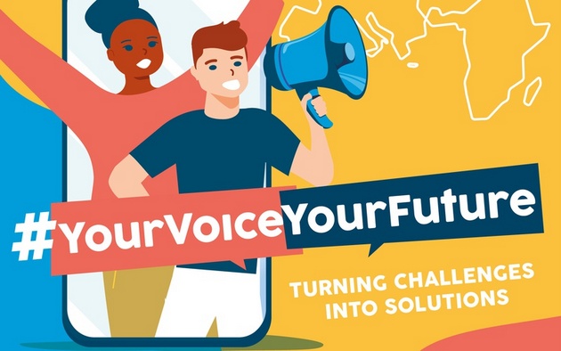 La campaña "Tu voz, tu futuro" busca recoger las opiniones de los jóvenes de África y Europa y llevarlas a quienes toman decisiones en ambos continentes. Imagen: UA-Unicef