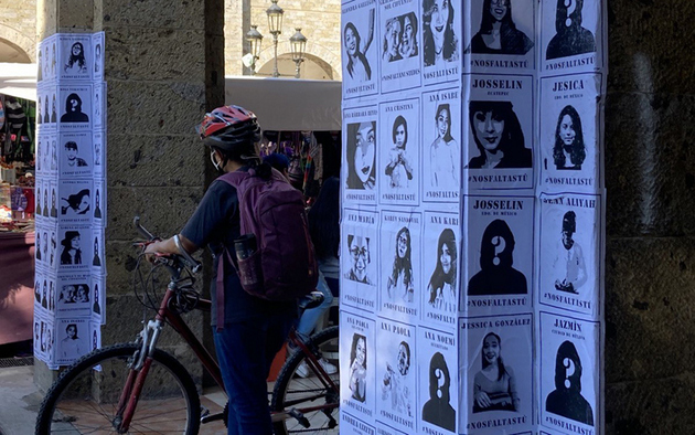 Fotos de víctimas de feminicidio en México, donde estos crímenes de mujeres por razón de género, crecieron en 2020, como la violencia machista en general, en parte a causa de la covid. Foto: Zona Docs