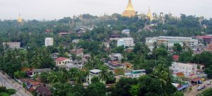 Vista de Yangón, la principal ciudad de Myanmar, donde las manifestaciones contra el golpe de Estado continúan pese a que la represión de las fuerzas de seguridad causó 18 muertes y al menos 30 heridos en una sola jornada. Foto: Nyi Teza/ONU