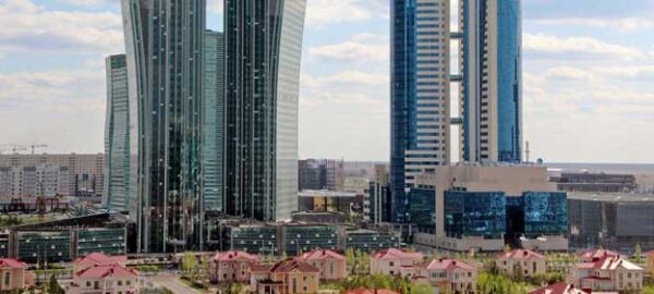 Vista del centro de Nursultán, la capital de Kazajistán. Crédito: Banco Mundial/Shynar Jetpissova
