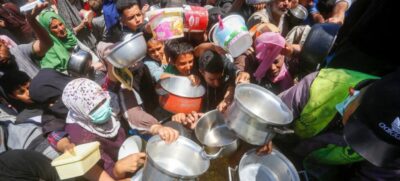 El bloqueo de la ayuda a Gaza pone a la población de la franja a las puertas de una hambruna masiva, alerta la Oficina de Coordinación de Asuntos Humanitarios de las Naciones Unidas (Ocha).