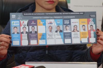 Elecciones en Bolivia: la derecha favorita. Doria Medina y Tuto Quiroga lideran encuestas para el 17 de agosto; podría haber balotaje el 19 de octubre